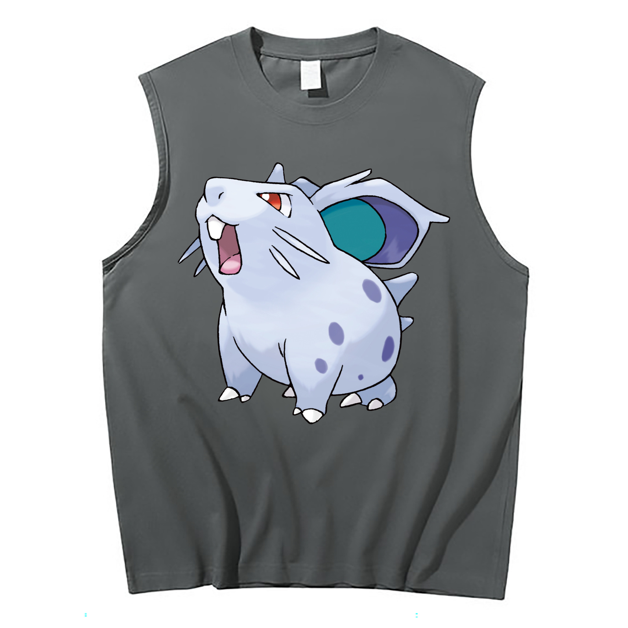 （画像用） ポケットモンスター Pokémon コットン100％タンクトップ（フロントプリント）